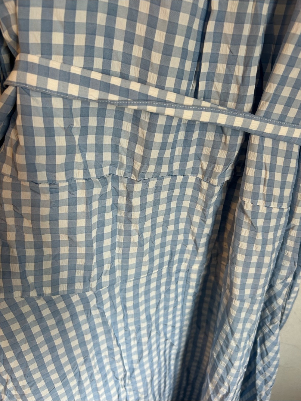 Tibi Women's Blue Gingham
Shirtdress - Picture 5 of 12